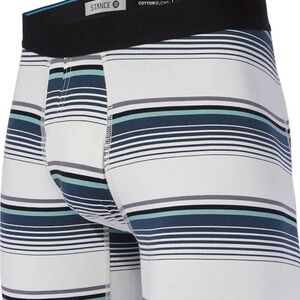 FLASH SALE::Stance Men's Black & Cream Striped Boxer Brief